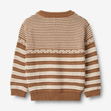 Wheat Main Strikket Genser Janus Knitted Tops 5073 caramel