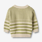 Wheat Main  Strikket Genser Janus Knitted Tops 4122 sage