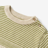 Wheat Main  Strikket Genser Janus Knitted Tops 4122 sage