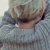 Wheat Main Strikket Genser L/S Oliver Pullover 0070 gravel