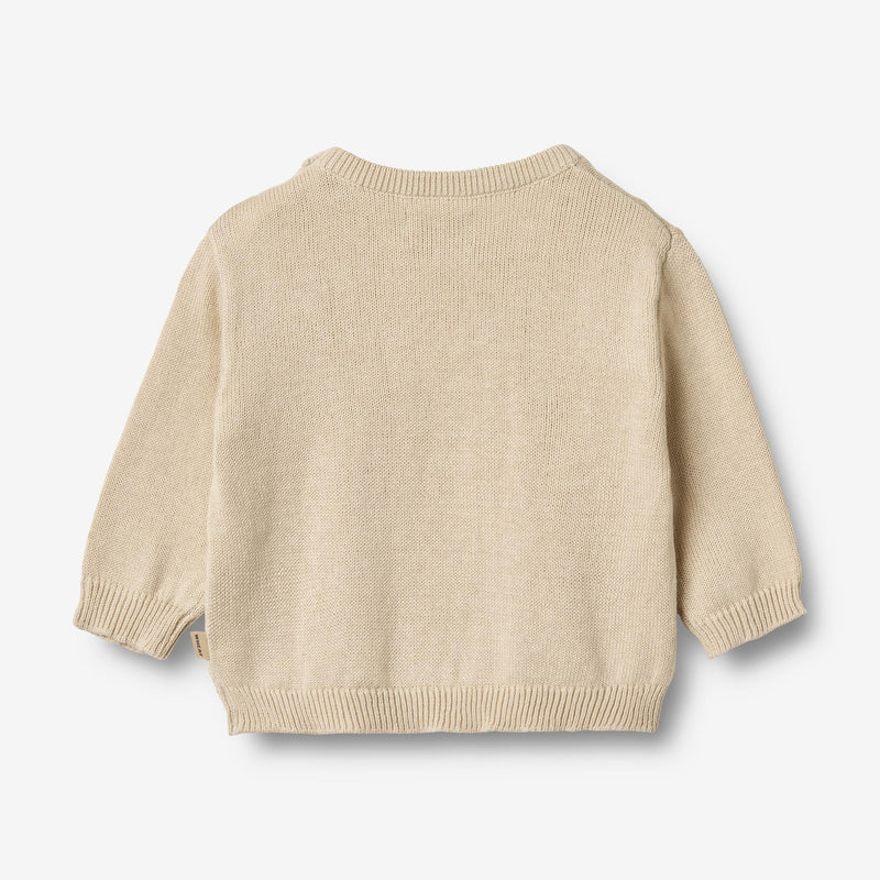 Wheat Main Strikket Genser Lisa Knitted Tops 3191 offwhite