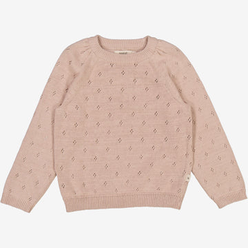 Wheat Main  Strikket Genser Mira Knitted Tops 1356 pale lilac