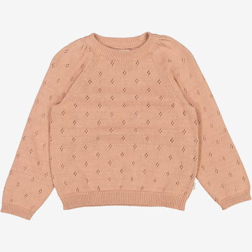 Wheat Main  Strikket Genser Mira Knitted Tops 2031 rose dawn