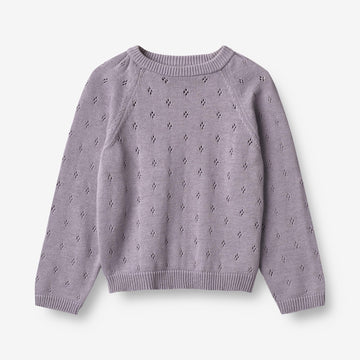 Wheat Main  Strikket Genser Mira Knitted Tops 1346 lavender