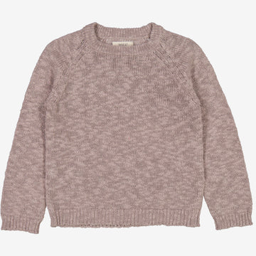Wheat Main  Strikket Genser Quinn Knitted Tops 1494 purple dove