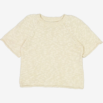 Wheat Main  Strikket Genser Vilna Knitted Tops 3129 eggshell