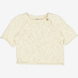 Wheat Main  Strikket Genser Vilna | Baby Knitted Tops 3129 eggshell 