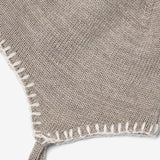 Wheat Outerwear Strikket Lue Pompom Accessory 9711 grey moon