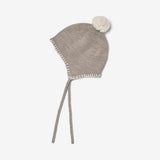 Wheat Outerwear Strikket Lue Pompom Accessory 9711 grey moon