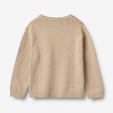 Wheat Main Strikket Pullover Borris Knitted Tops 3354 warm sand