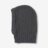 Wheat Outerwear Strikket balaclava Woolao Accessory 0064 charcoal melange