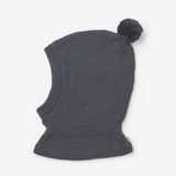 Wheat Outerwear Strikket balaklava Pomi Accessory 1292 greyblue