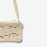 Wheat Main Strikket broderi clutch Accessory 3191 offwhite