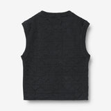 Wheat Main Strikket vest Bobby Knitted Tops 1432 navy