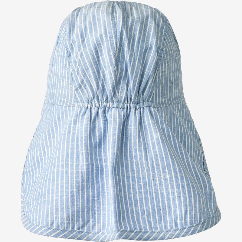 Wheat Main Sunhat Albert Accessory 1048 blue stripe