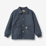 Wheat Main Svettejakke L/S Carmine Sweatshirt 1292 greyblue