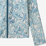 Wheat Main Svømme T-skjorte L/S Ada T-Shirt 9635 blue palm