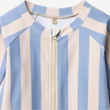 Wheat Main Svømme T-skjorte L/S Ada T-Shirt 9732 bold blue stripe