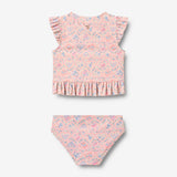 Wheat Main Svømme sett 2-delt Alma Set 9650 pink heart flowers