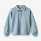 Wheat Main Sweat Bluse L/S Mads Blouse 1260 faded denim
