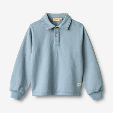 Wheat Main Sweat Bluse L/S Mads Blouse 1260 faded denim