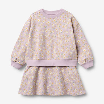 Wheat Main Sweatkjole L/S Maggie Dress 2425 lavender daisies