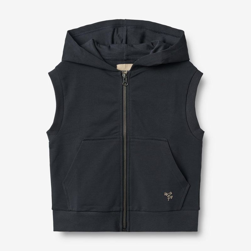 Wheat Main Sweat Gilet W-Carl Sweatshirt 1432 navy