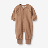 Wheat Main  Sweat Jumpsuit Lou | Baby Jumpsuits 2121 berry dust