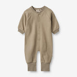 Wheat Main  Sweat Jumpsuit Lou | Baby Jumpsuits 3239 beige stone