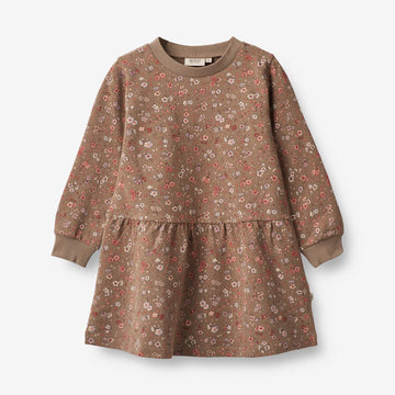 Wheat Main  Sweat Kjole Zenia Dresses 9503 cocoa brown meadow