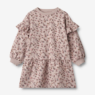 Wheat Main Sweatkjole Annika Dresses 1136 dry rose flower vine