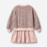 Wheat Main Sweatkjole L/S Maggie Dress 9899 rose brown flowers