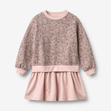Wheat Main Sweatkjole L/S Maggie Dress 9899 rose brown flowers