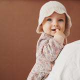 Wheat Main Sweatkjole L/S Zenia Dress 2036 rose dust flowers