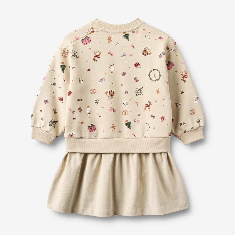 Wheat Main Sweatkjole Maggie Dress 1121 offwhite holiday