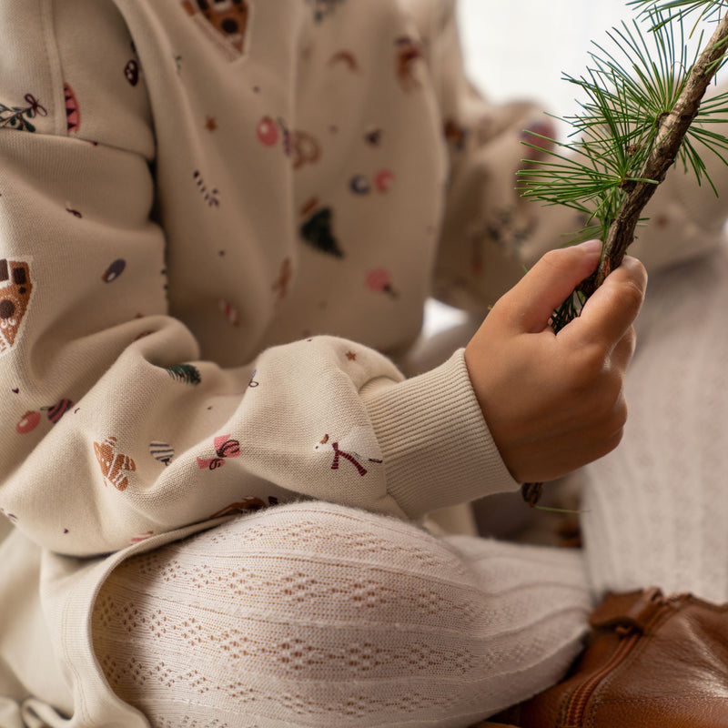 Wheat Main Sweatkjole Maggie Dress 1121 offwhite holiday