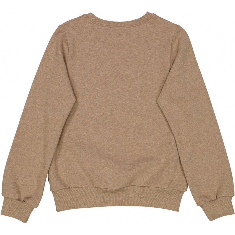 Wheat Main Sweatshirt Blomster Sirkel Sweatshirts 3204 khaki melange