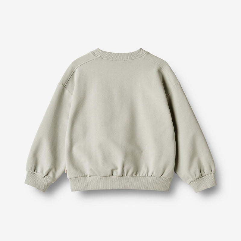 Wheat Main  Sweatshirt Broderi Eliza Sweatshirts 1475 sea mist