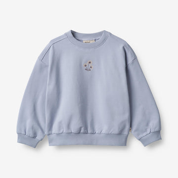 Wheat Main  Sweatshirt Eliza Broderi Sweatshirts 1497 ice purple