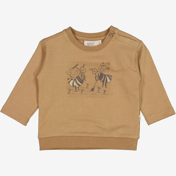 Wheat Main  Sweatshirt Hage Bie | Baby Sweatshirts 3305 cappuccino