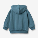 Wheat Main Hettegenser Francis Sweatshirt 4342 blue teal
