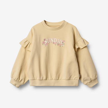 Wheat Main Sweatshirt L/S Lulle Sweatshirt 9421 chamomille