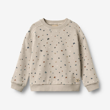 Wheat Main Sweatshirt L/S Sandro Sweatshirt 9780 grey moon letters