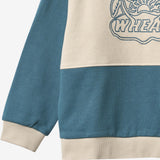 Wheat Main Genser L/S Steff Sweatshirt 4342 blue teal