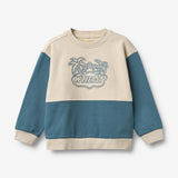 Wheat Main Genser L/S Steff Sweatshirt 4342 blue teal