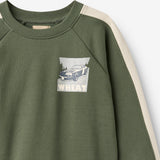 Wheat Main Sweatshirt L/S Zac Sweatshirt 9690 thyme