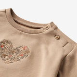Wheat Main Sweatshirt Nelly | Baby Sweatshirts 1190 rose shadow