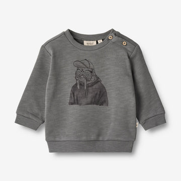 Wheat Main  Sweatshirt Walrus | Baby Sweatshirts 1525 autumn sky
