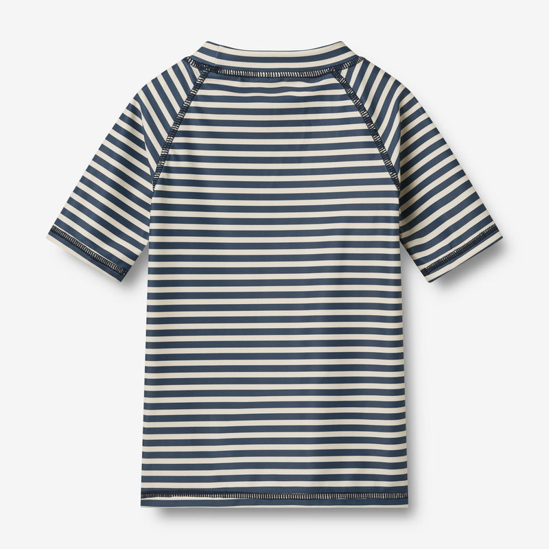 Wheat Main Swim T-shirt S/S Jackie T-Shirt 1048 blue stripe