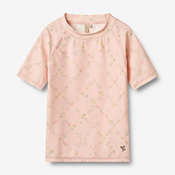 Wheat Main Swim T-shirt S/S Jackie T-Shirt 9450 powder checked flowers